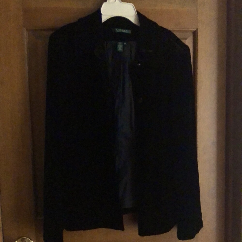 Ralph Lauren Black Velvet Blazer